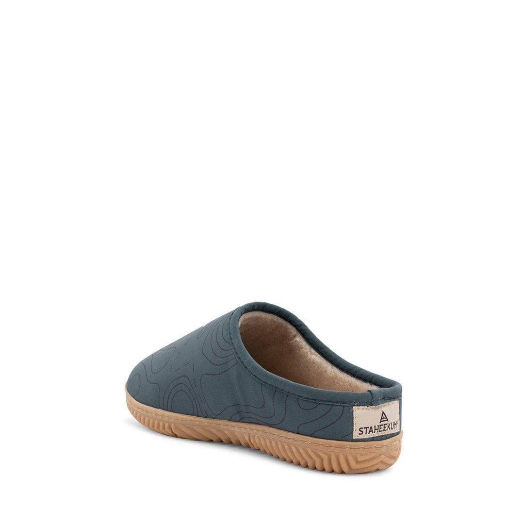 Women's Rise And Shine Dog Slipper - Teal - Staheekum